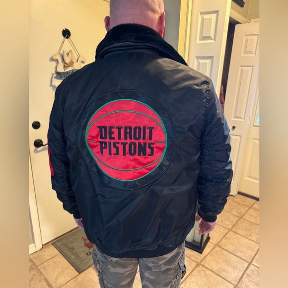 Detroit Pistons Designer Starter Jacket
